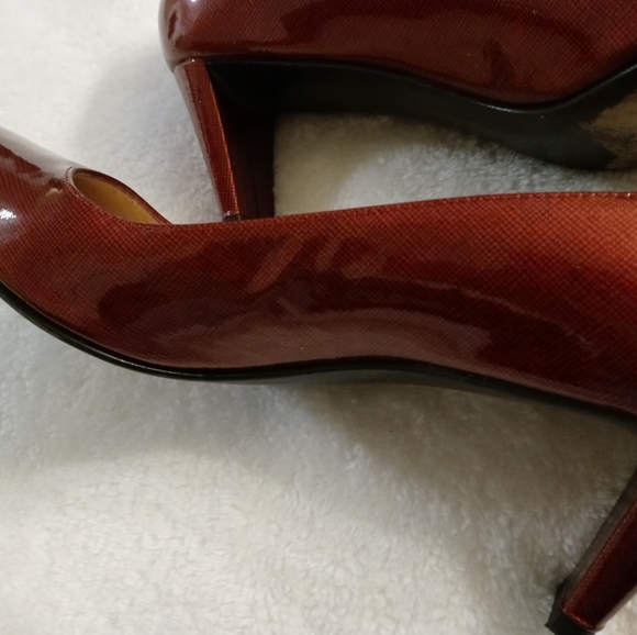 STUART WEITZMAN Ruby Red Patent Pointy heels - Picture 5 of 8